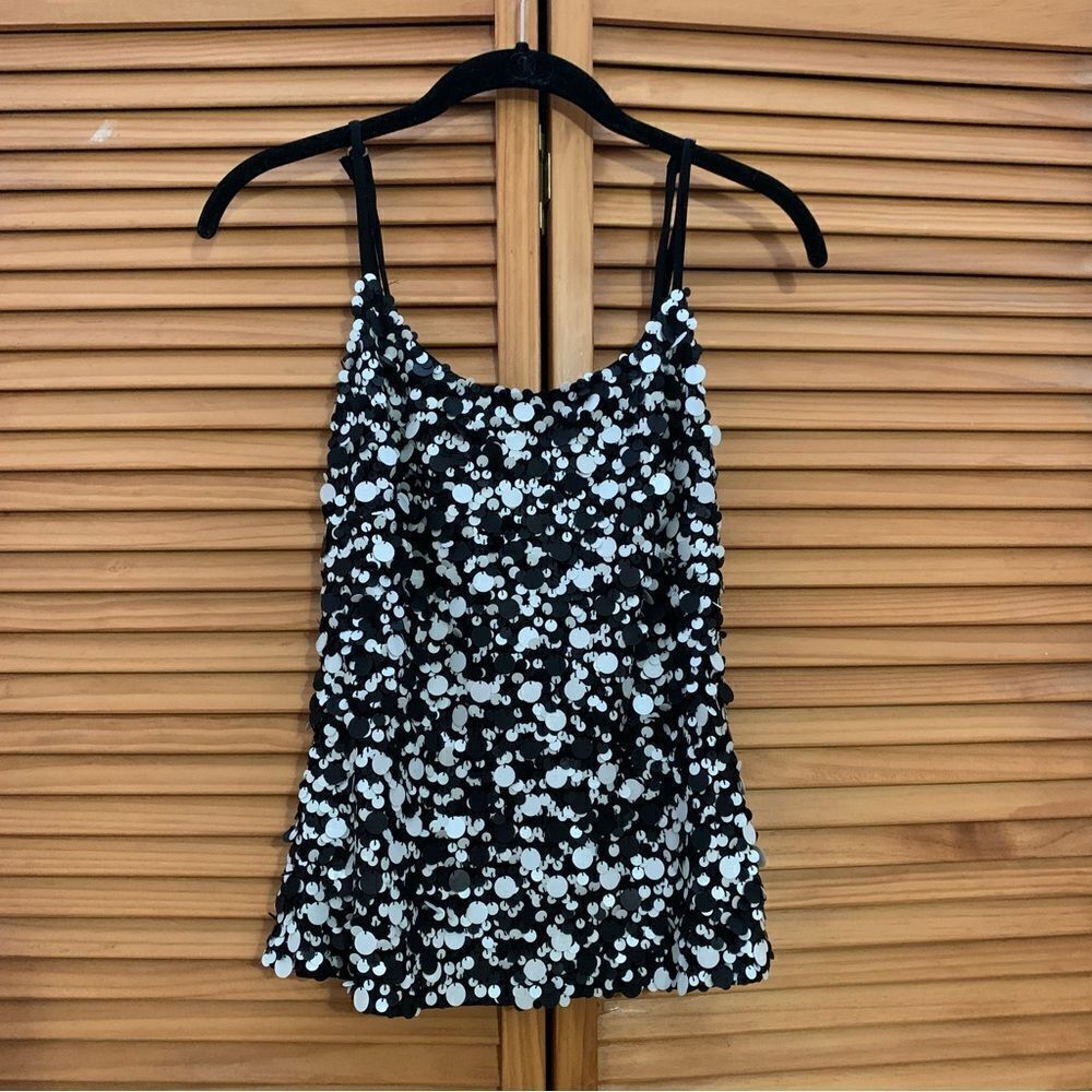 Vintage Y2K sequin tank top size medium